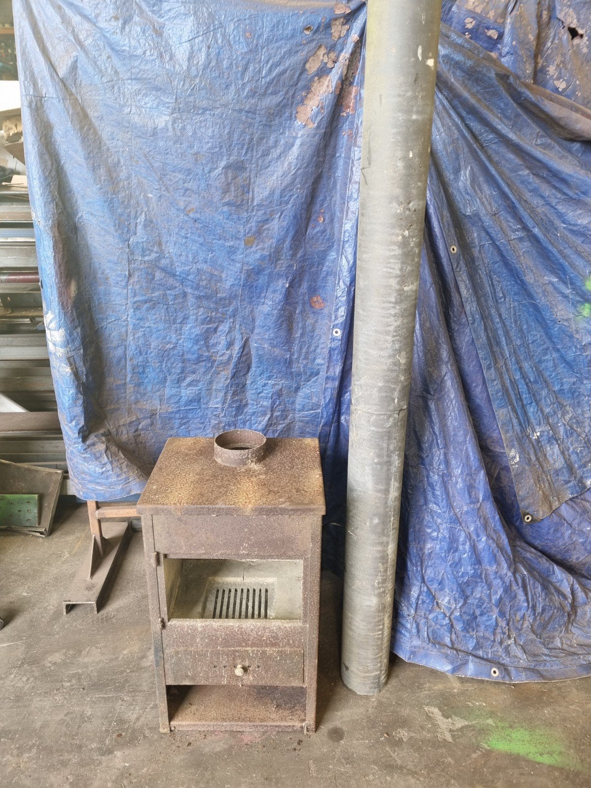 houtkachel tuinkachel, Huis en Inrichting, Ophalen, Gebruikt, Hout, Houtkachel