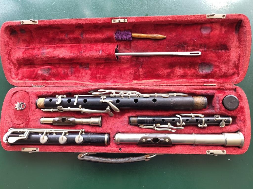 Antieke houten dwarsfluit en piccolo, Georgi en J. Rudolph, Muziek en Instrumenten, Ophalen of Verzenden, Gebruikt