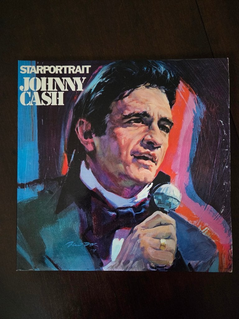 LP Johnny Cash - Starportrait, Cd's en Dvd's, Ophalen, Gebruikt, Beschermende buitenhoes, 12 inch
