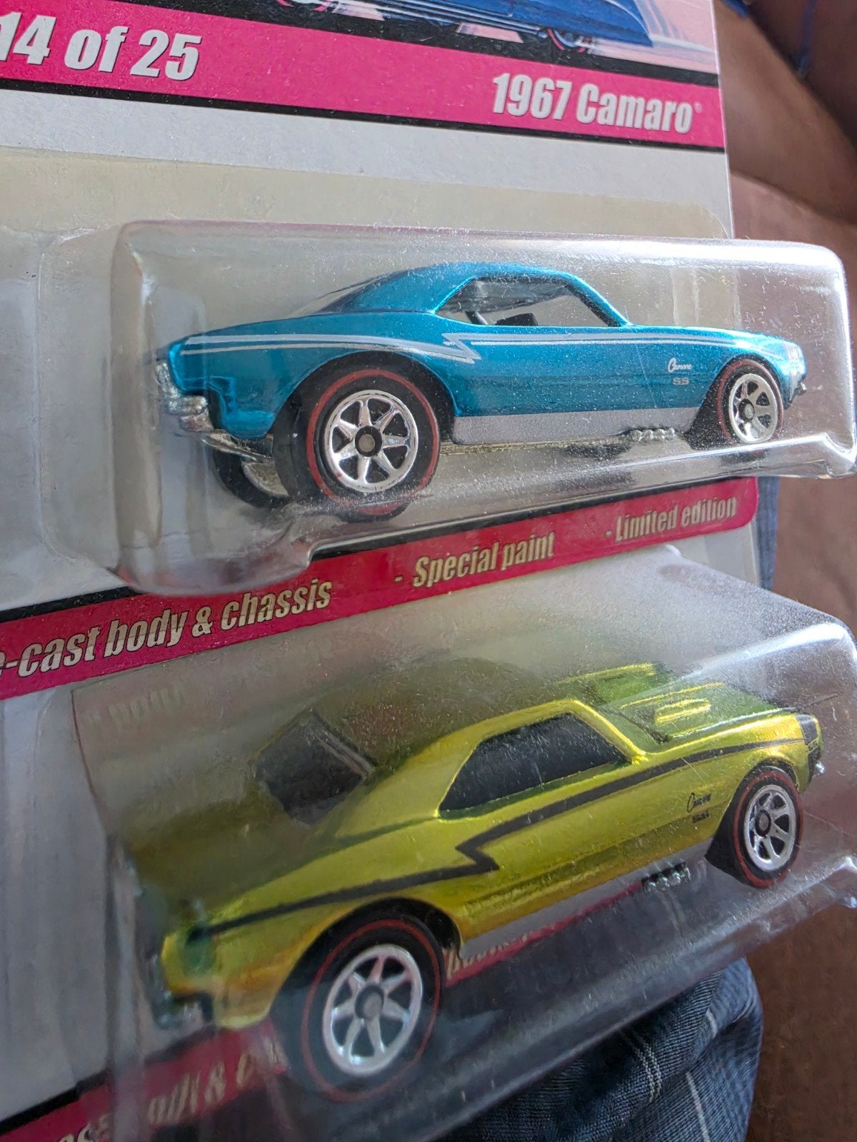 Hot Wheels 1967 Camaro Limited Edition (2 stuks), Ophalen of Verzenden, Nieuw, Auto