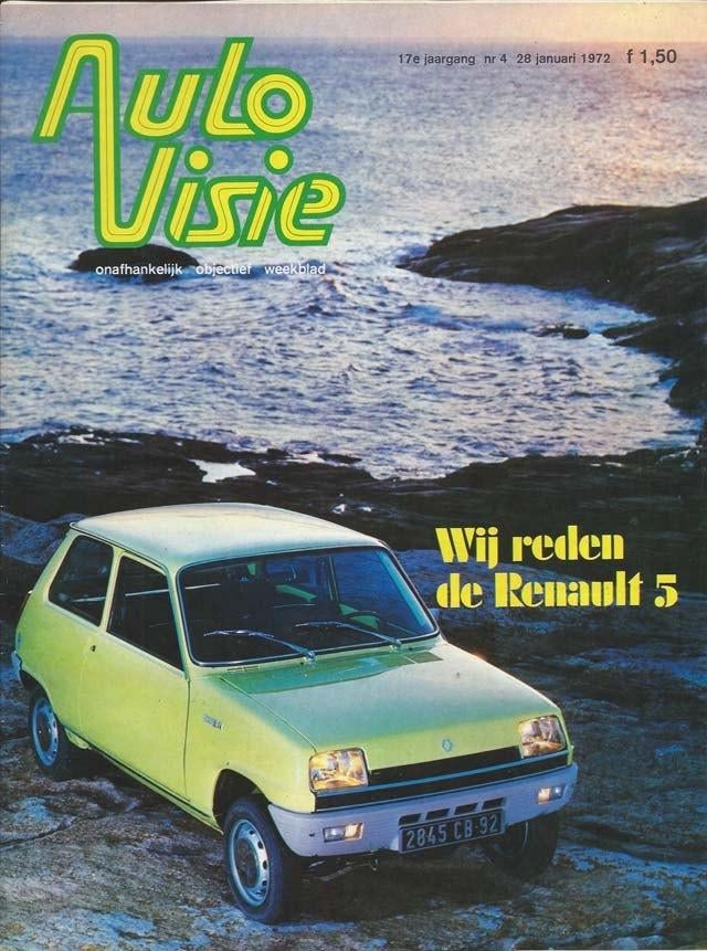 Autovisie 4 1972 : Range Rover - Renault 5 - Volkswagen T2, Boeken, Auto's | Folders en Tijdschriften, Ophalen of Verzenden, Gelezen