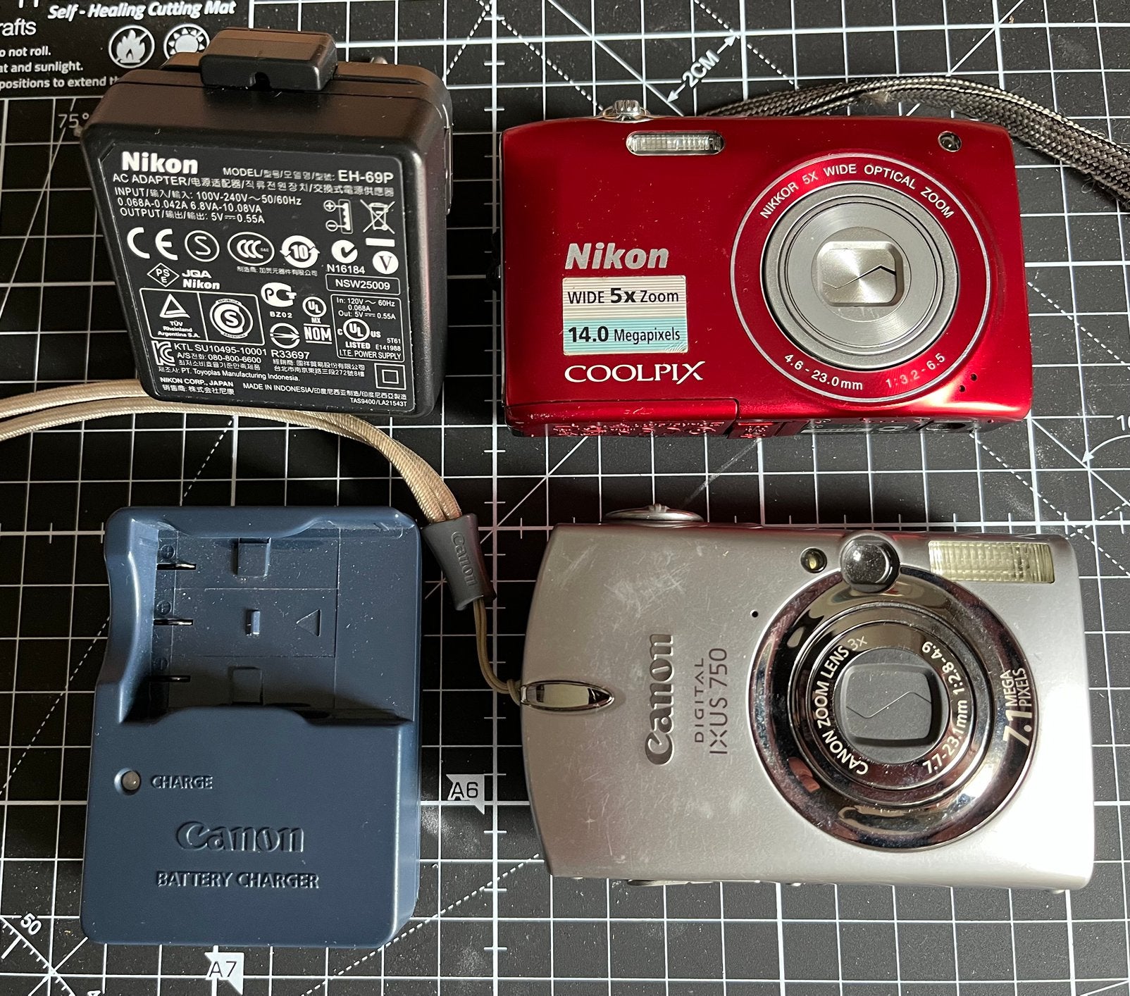 Fotocamera’s digital, Gebruikt, Accu, Verzenden, Canon
