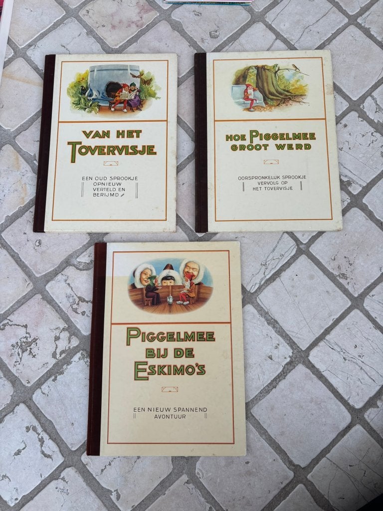 Drie piggelmee boeken van nelle: van het tovervisje set!., Ophalen of Verzenden, Zo goed als nieuw, Van nelle