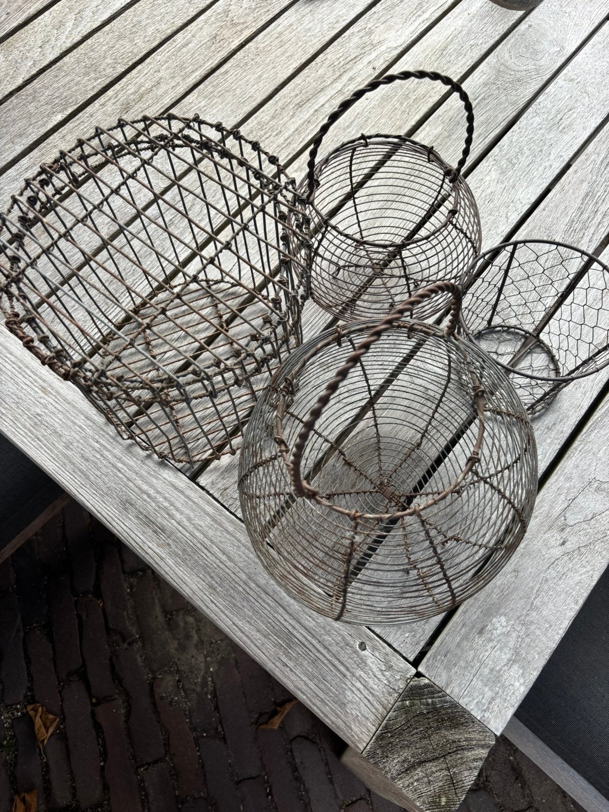 Brocante mandjes, Ophalen, Zo goed als nieuw