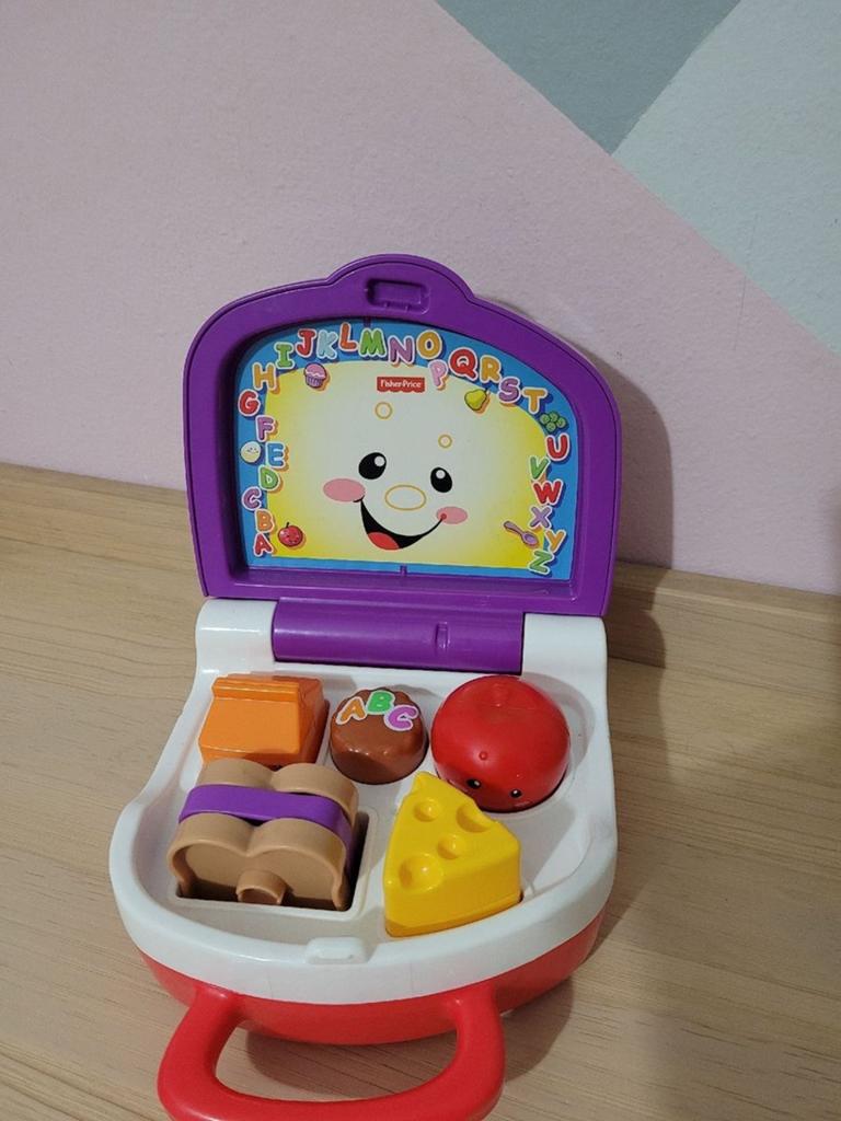 Fisher-Price Lunchbox Vormenstoof met Geluid en Licht, Kinderen en Baby's, Speelgoed | Fisher-Price, Ophalen of Verzenden, Zo goed als nieuw