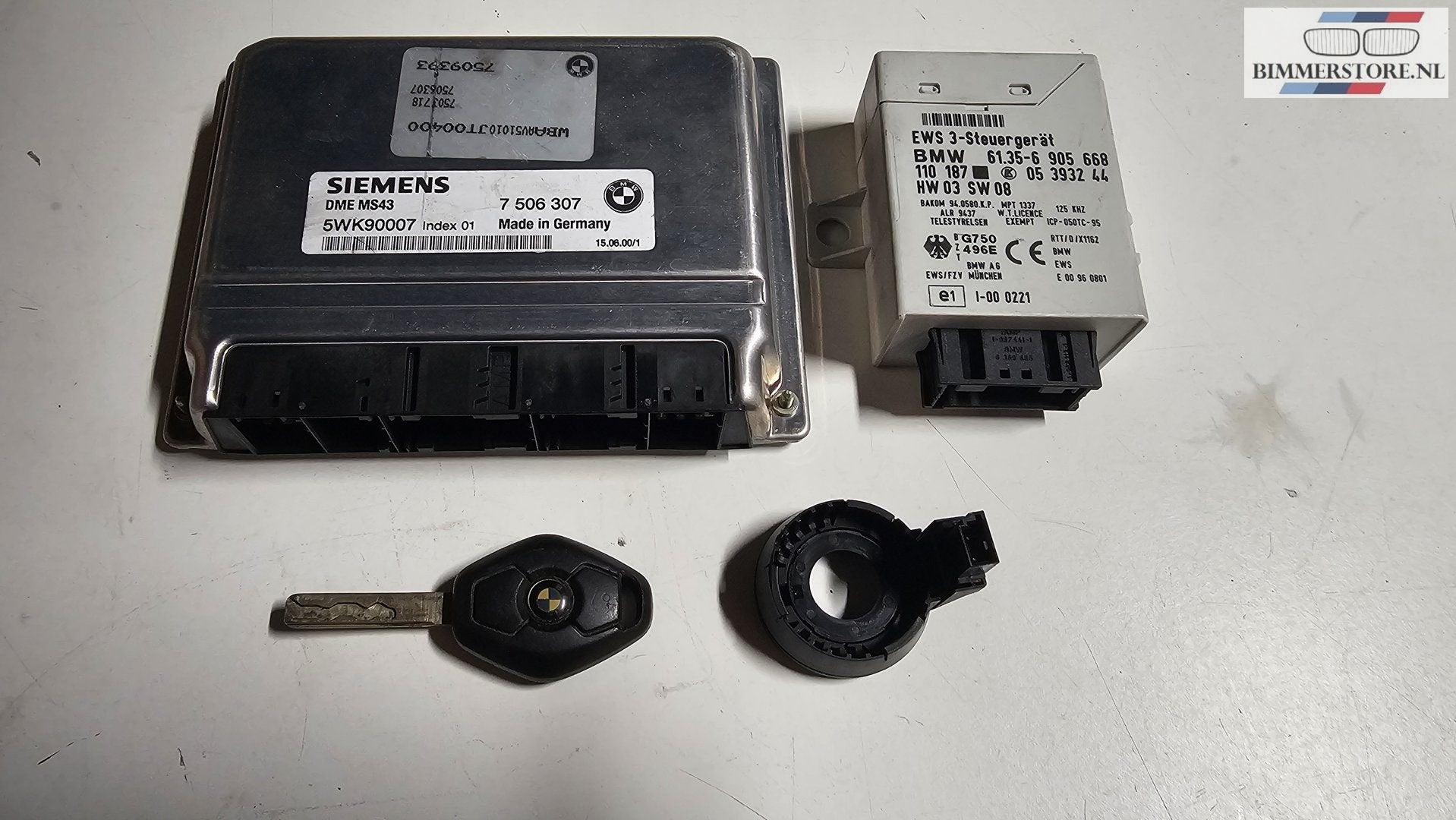 Startset Contactslot + ECU MS43 flash BMW 3 Serie E46 320i M, Gebruikt, -, -, Ophalen of Verzenden
