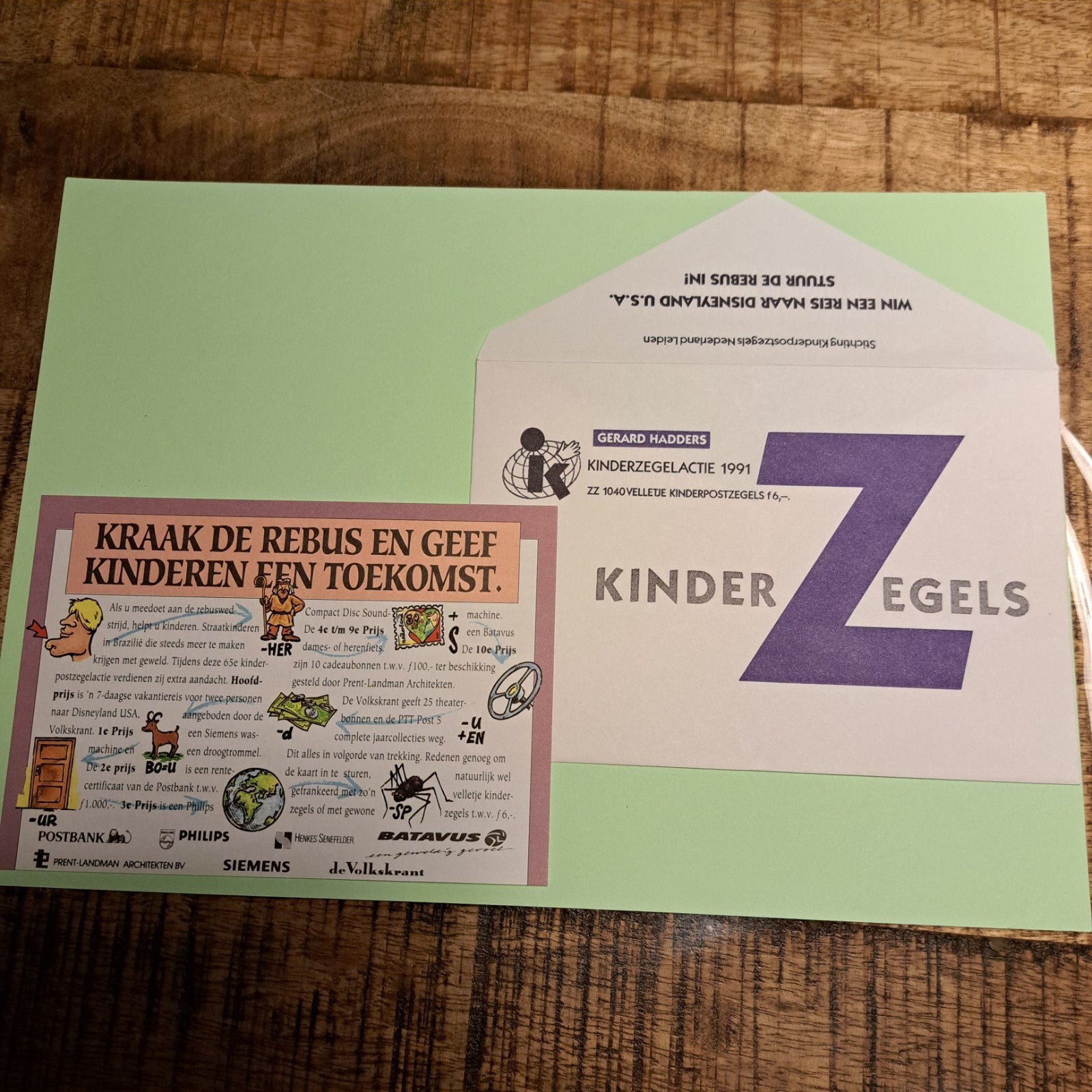 Kinderpostzegels 1991 - Gerard Hidders, Ophalen of Verzenden, Na 1940, Postfris