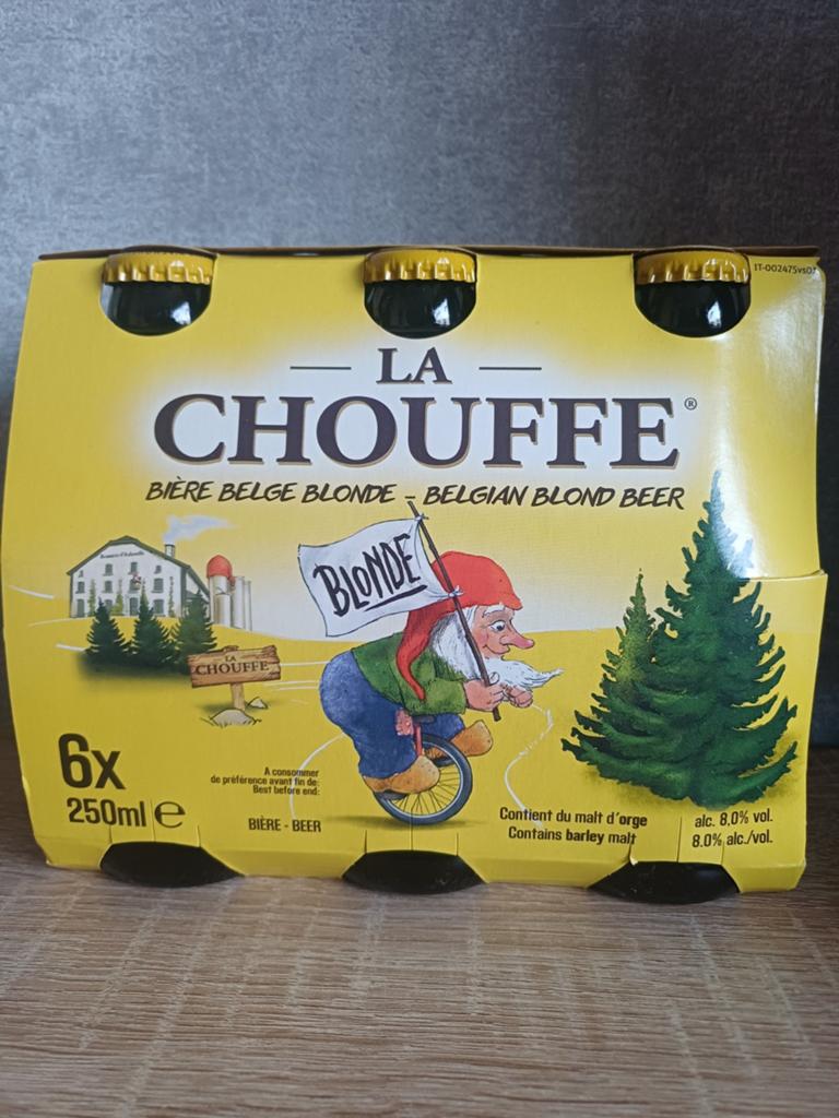 La chouffe 6-pack  250ml  nieuw in verpakkin, Ophalen of Verzenden, Nieuw, Flesje(s), Overige merken