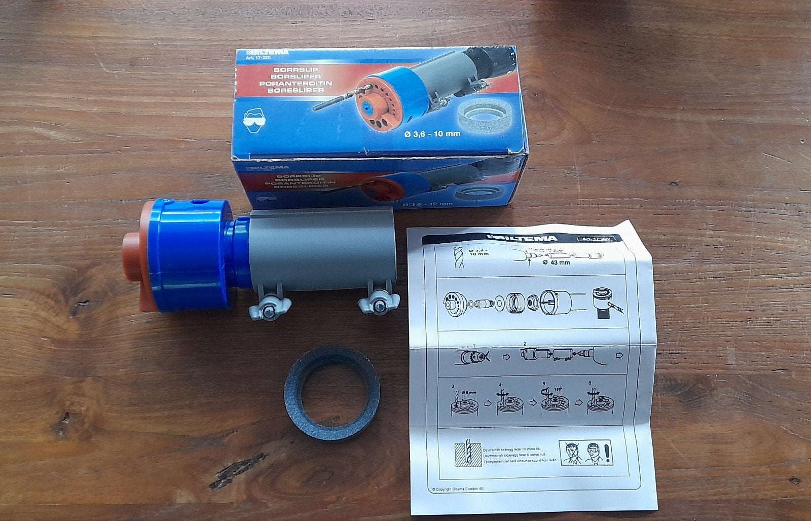 Biltema Borenslijper nieuw, Doe-het-zelf en Verbouw, Gereedschap | Slijpmachines, Ophalen of Verzenden, Nieuw