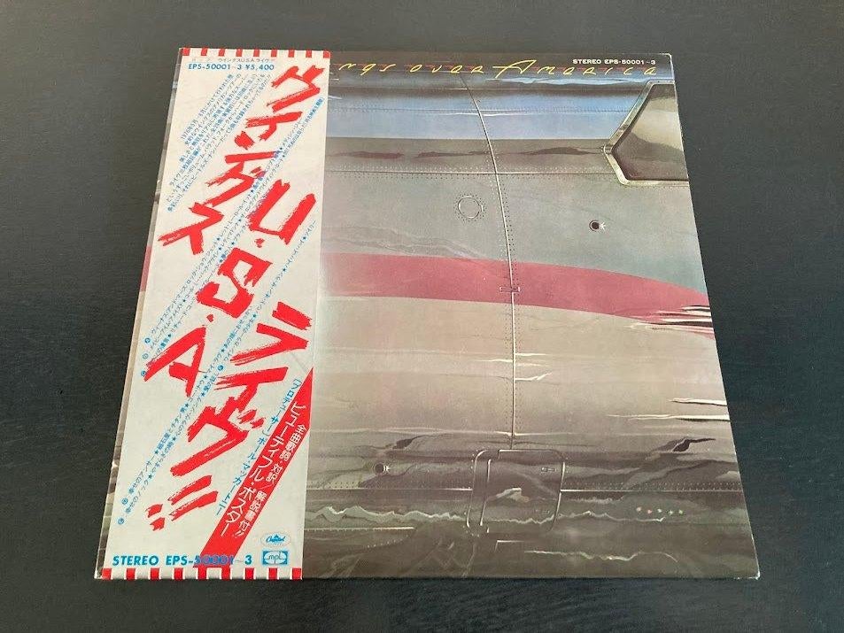 Wings "Wings Over America" 3LP uit Japan, Inclusief obi, Verzenden, Gebruikt, 12 inch