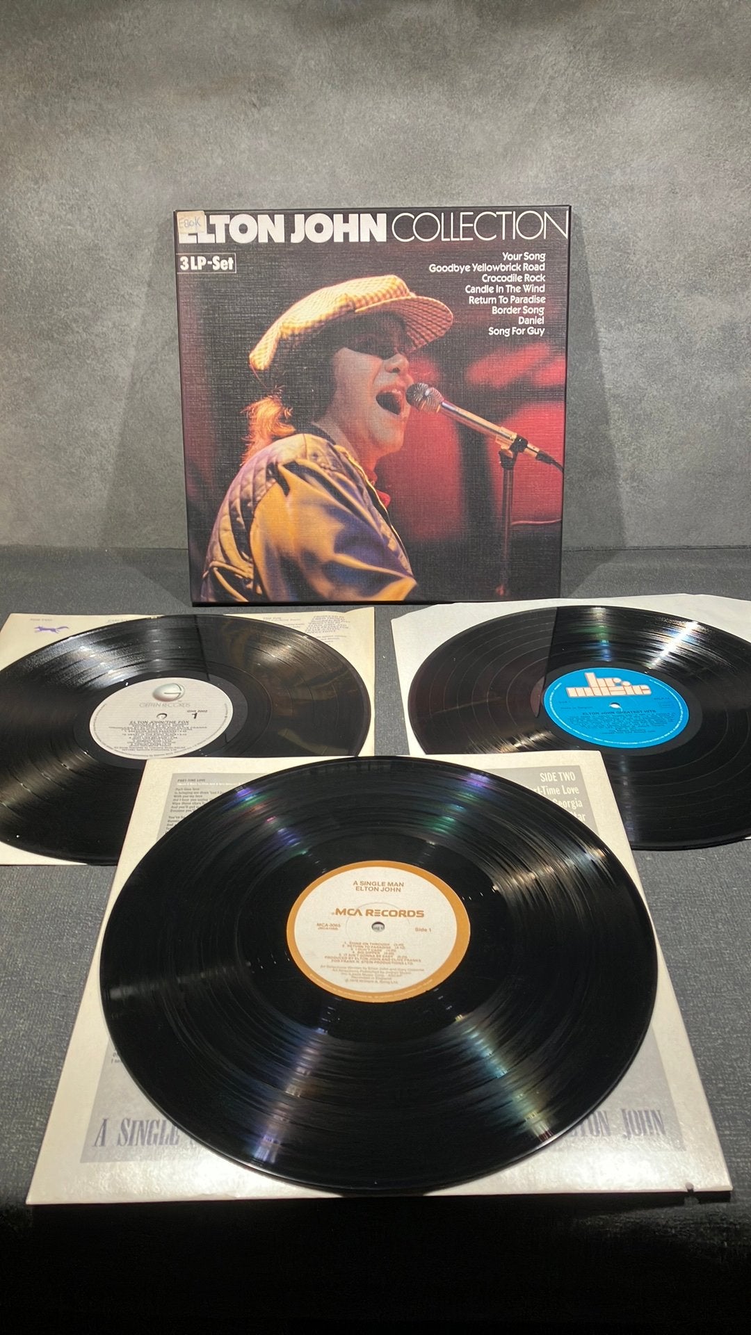 Elton John  — Collection  3 lp box, Cd's en Dvd's, Boxset, Pop, Zo goed als nieuw, 12 inch