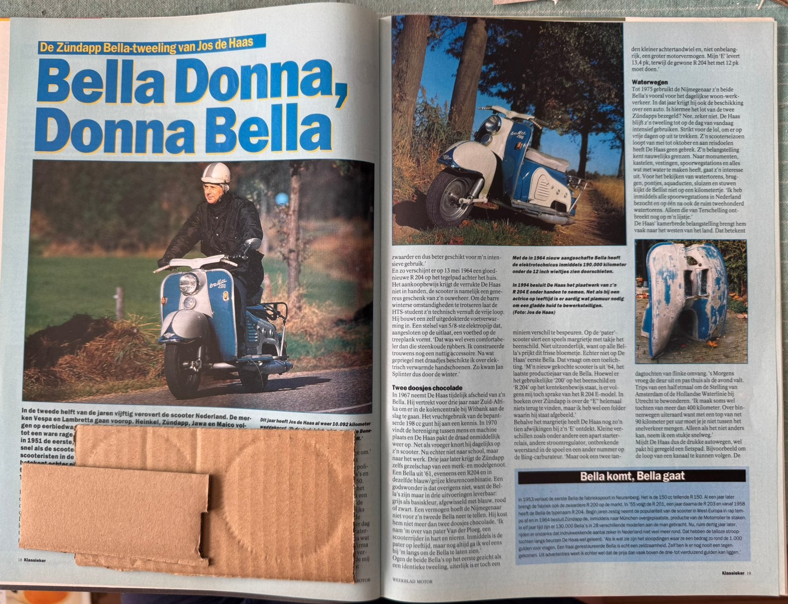 Verslag 1997 Zündapp Bella Jos de Haas, Verzenden, Zo goed als nieuw, Auto's