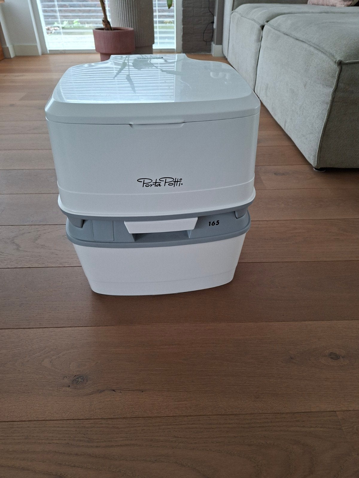 Thetford Porta Potti 165 - Draagbaar Toilet, Caravans en Kamperen, Ophalen of Verzenden, Zo goed als nieuw