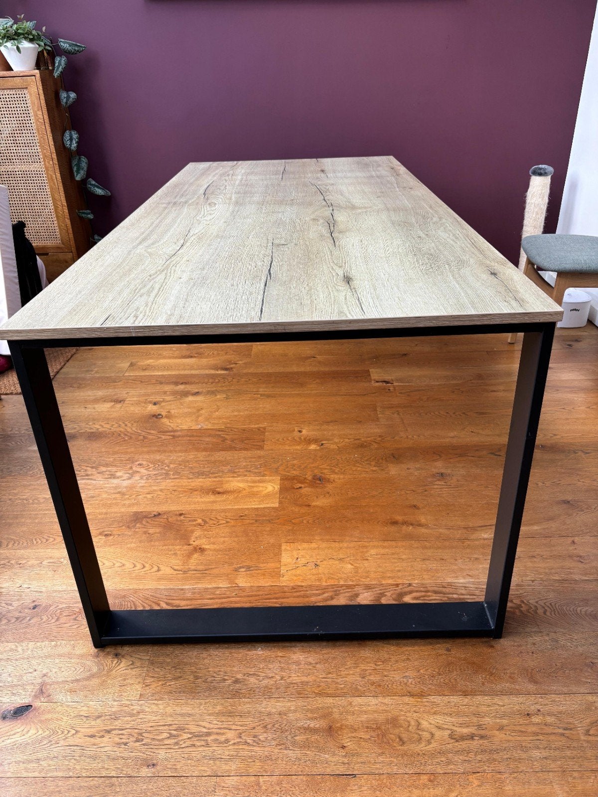 Mooie eettafel, Ophalen, 200 cm of meer, 50 tot 100 cm, Zo goed als nieuw