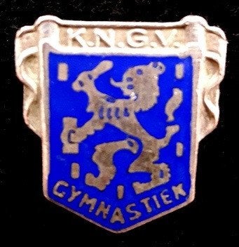 K.N.G.V. Gymnastiek broche, Verzamelen, Verzenden, Nieuw, Sport, Speldje of Pin