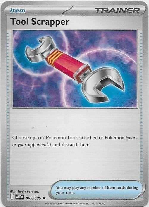 White Flare,  Tool Scrapper [uncommon] 85/86, Verzenden, Nieuw, Losse kaart