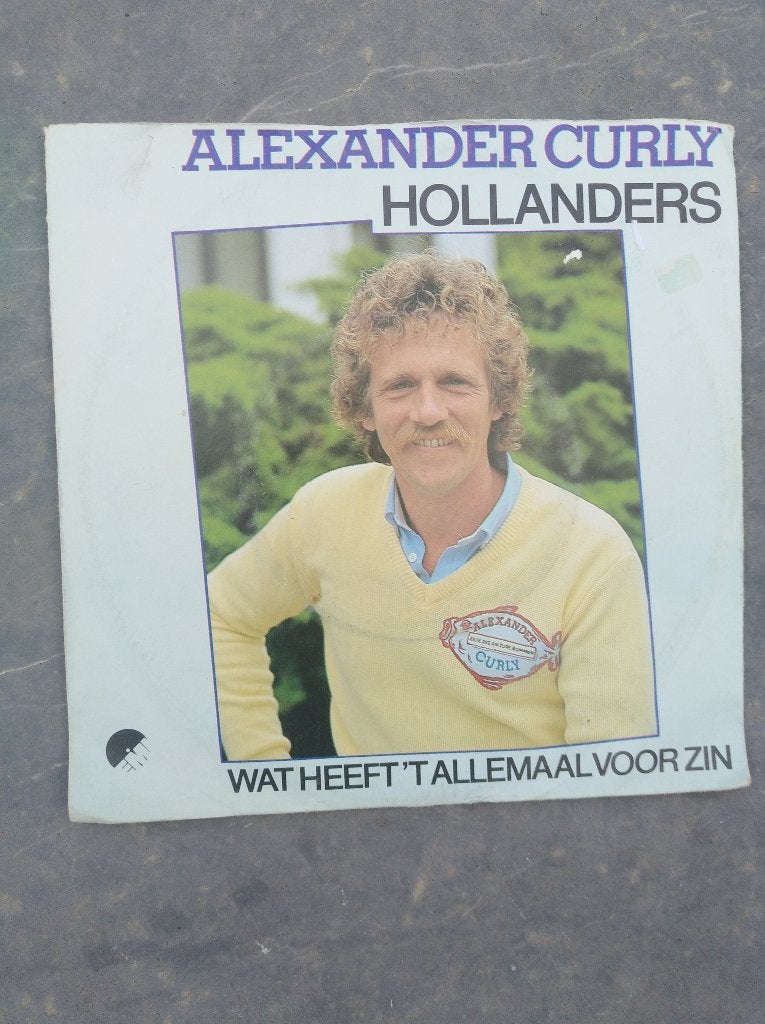 †Alexander Curly: "Hollanders"/Alexander Curly-SETJE!, Ophalen of Verzenden, Zo goed als nieuw, 7 inch, Levenslied of Smartlap