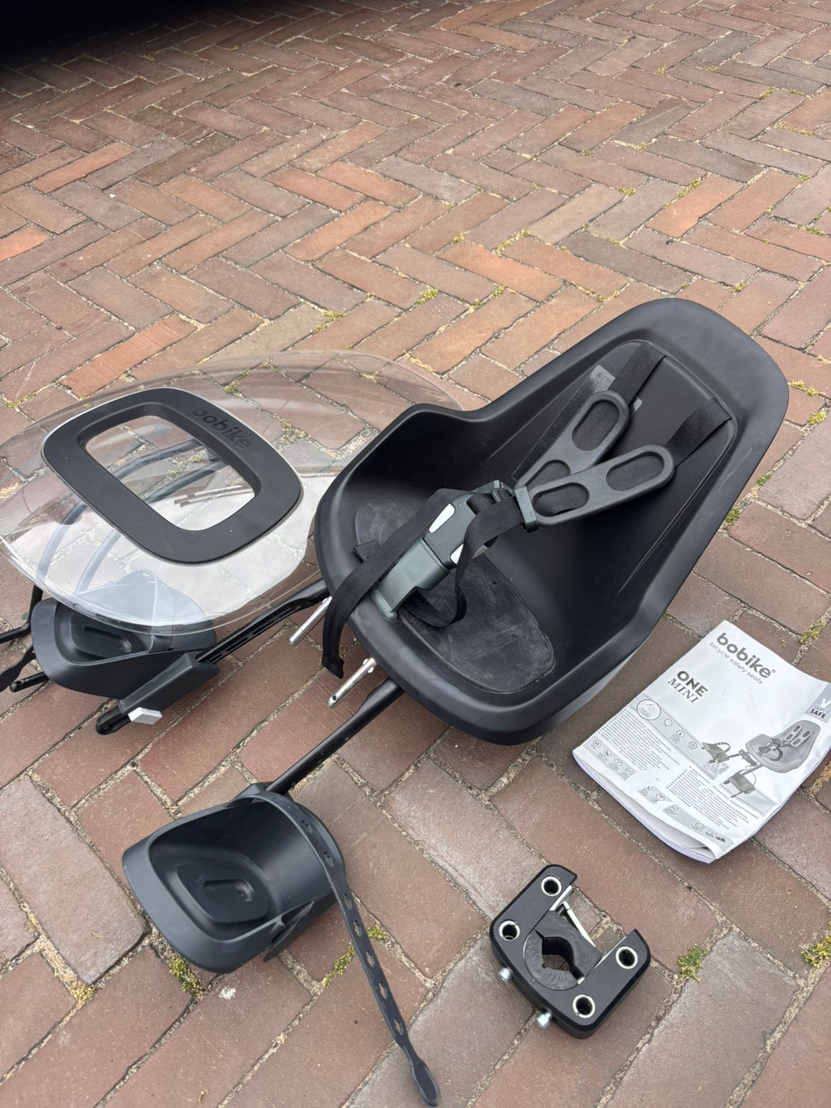 Bobike fietstoeltje, Ophalen of Verzenden, Gebruikt, 0 t/m 18 kg, Voorzitje