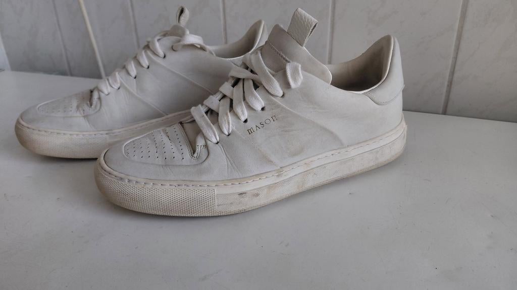 Mason sneakers schoenen leer mt 39 beige  suede, Ophalen of Verzenden, Gedragen, Beige, Sneakers of Gympen