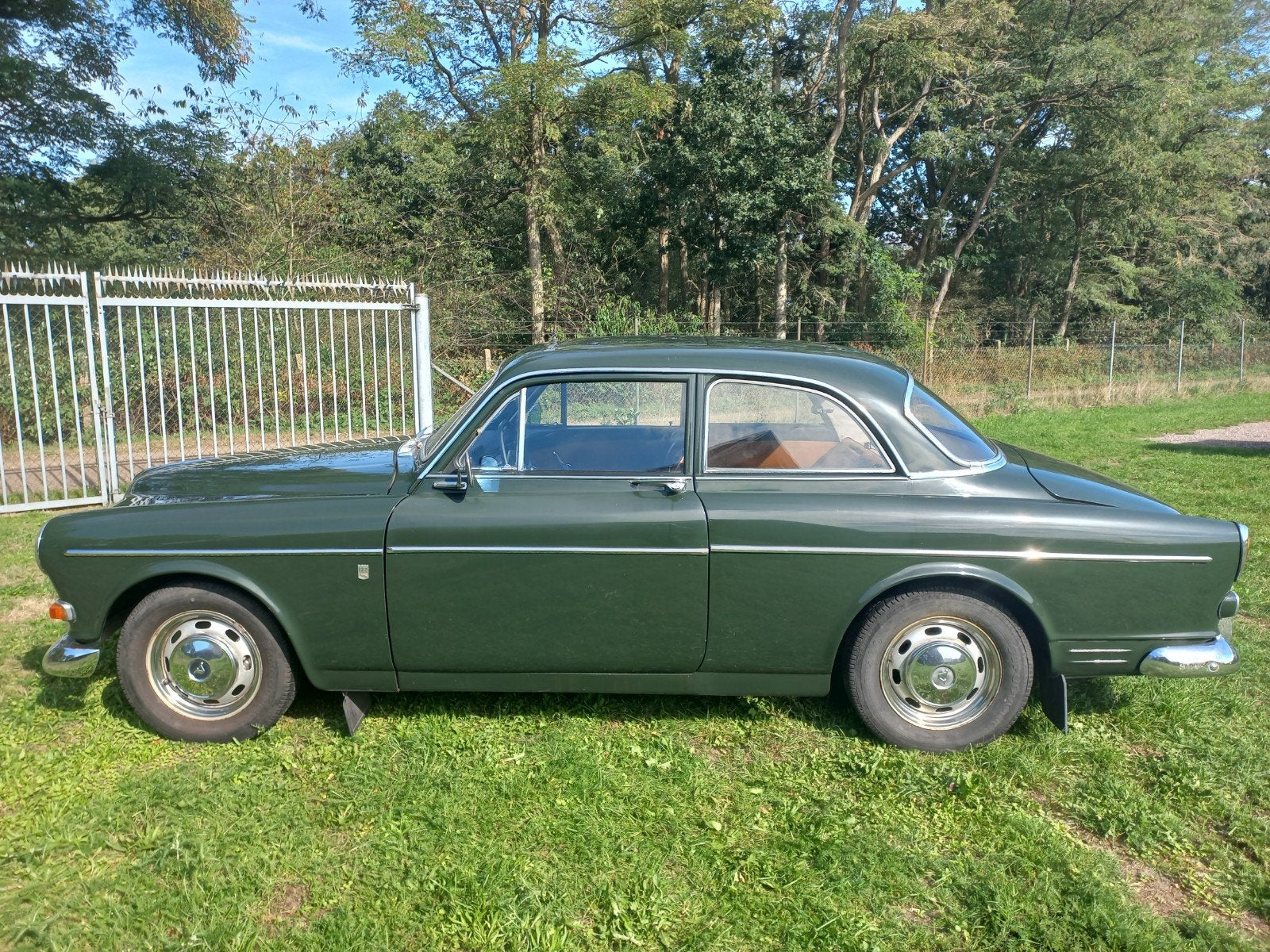 Volvo Amazon B20 motor Open dak 1965 Groen, IN GOEDE STAAT., Auto's, Particulier, Te koop