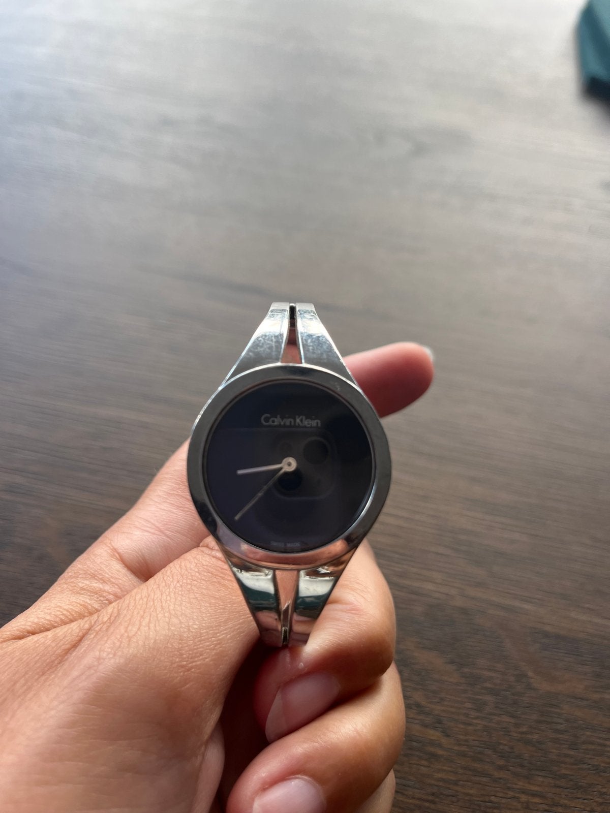 Calvin Klein horloge - Batterij moet vervangen worden, Sieraden, Tassen en Uiterlijk, Staal, Gebruikt, Staal, Polshorloge