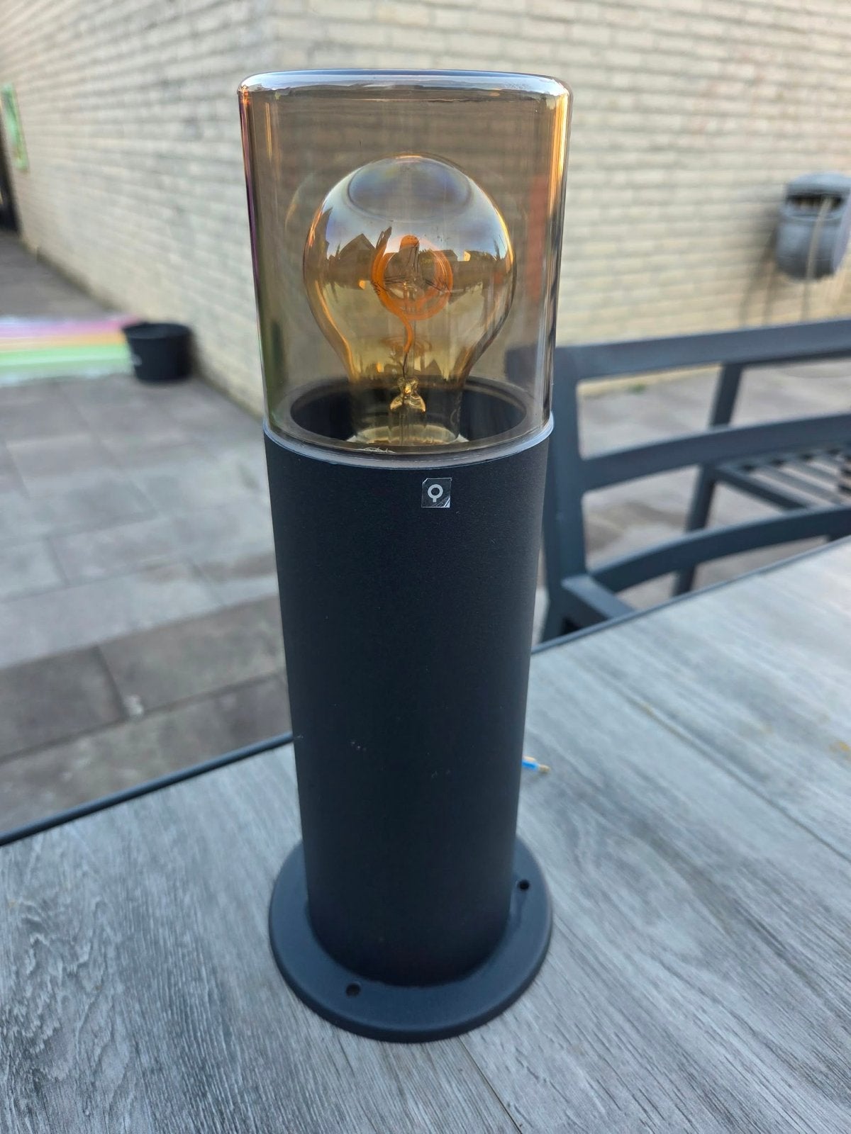 Moderne Buitenlamp - Tuinverlichting met Edison Lamp, Ophalen, Minder dan 50 watt, Aluminium, Vloerlamp