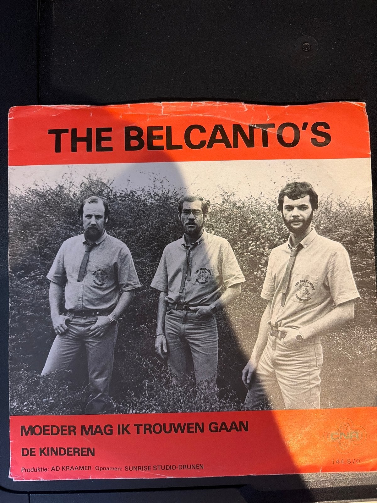 The Belcanto's - Moeder Mag Ik Trouwen Gaan (Single), Cd's en Dvd's, Vinyl Singles, Gebruikt, 7 inch, Ophalen of Verzenden, EP
