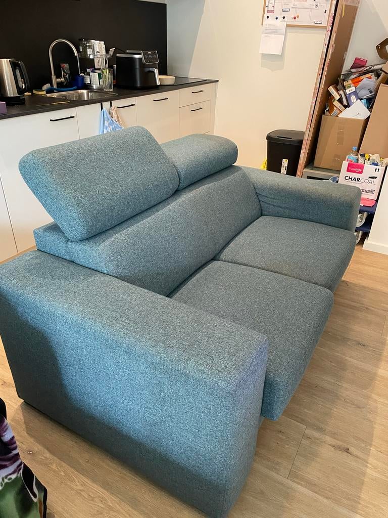 Comfortabele 2-zits bank in goede staat, Huis en Inrichting, Banken | Bankstellen, Ophalen, Gebruikt, 150 tot 200 cm, Tweepersoons