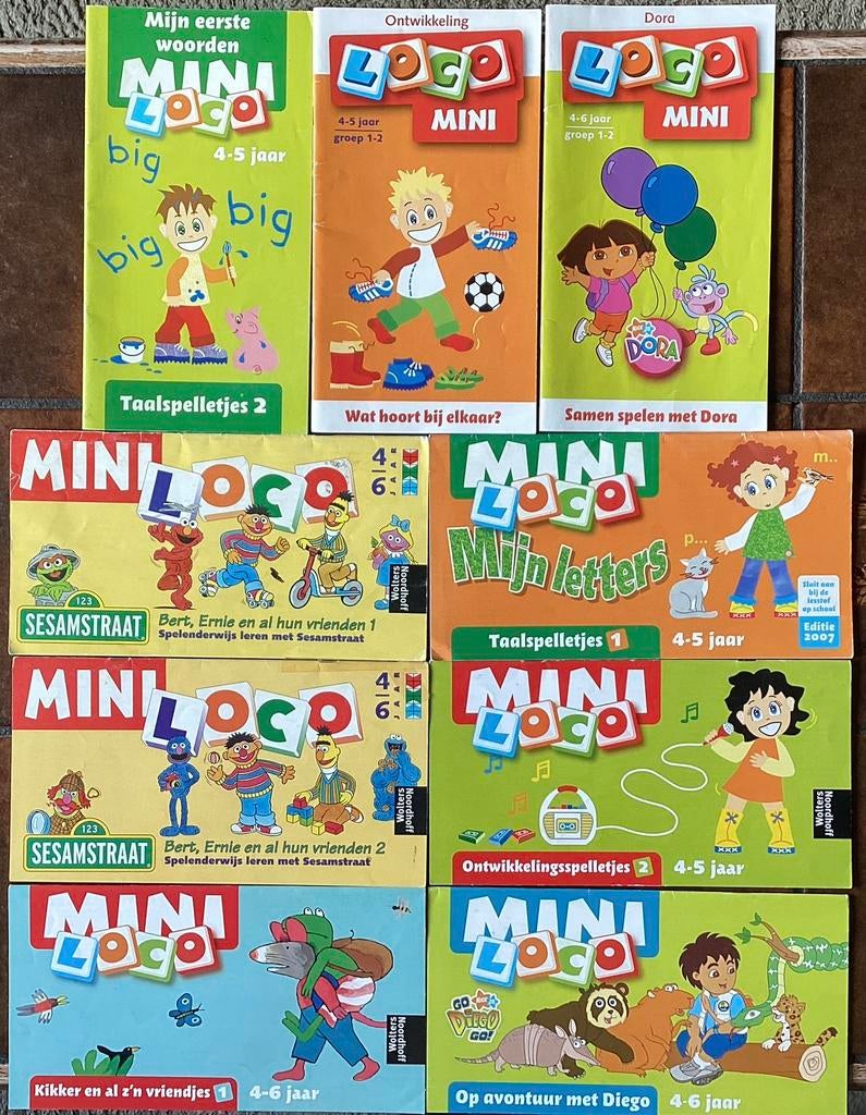 Mini loco boekjes vanaf 4 jaar, Kinderen en Baby's, Ophalen of Verzenden, Zo goed als nieuw