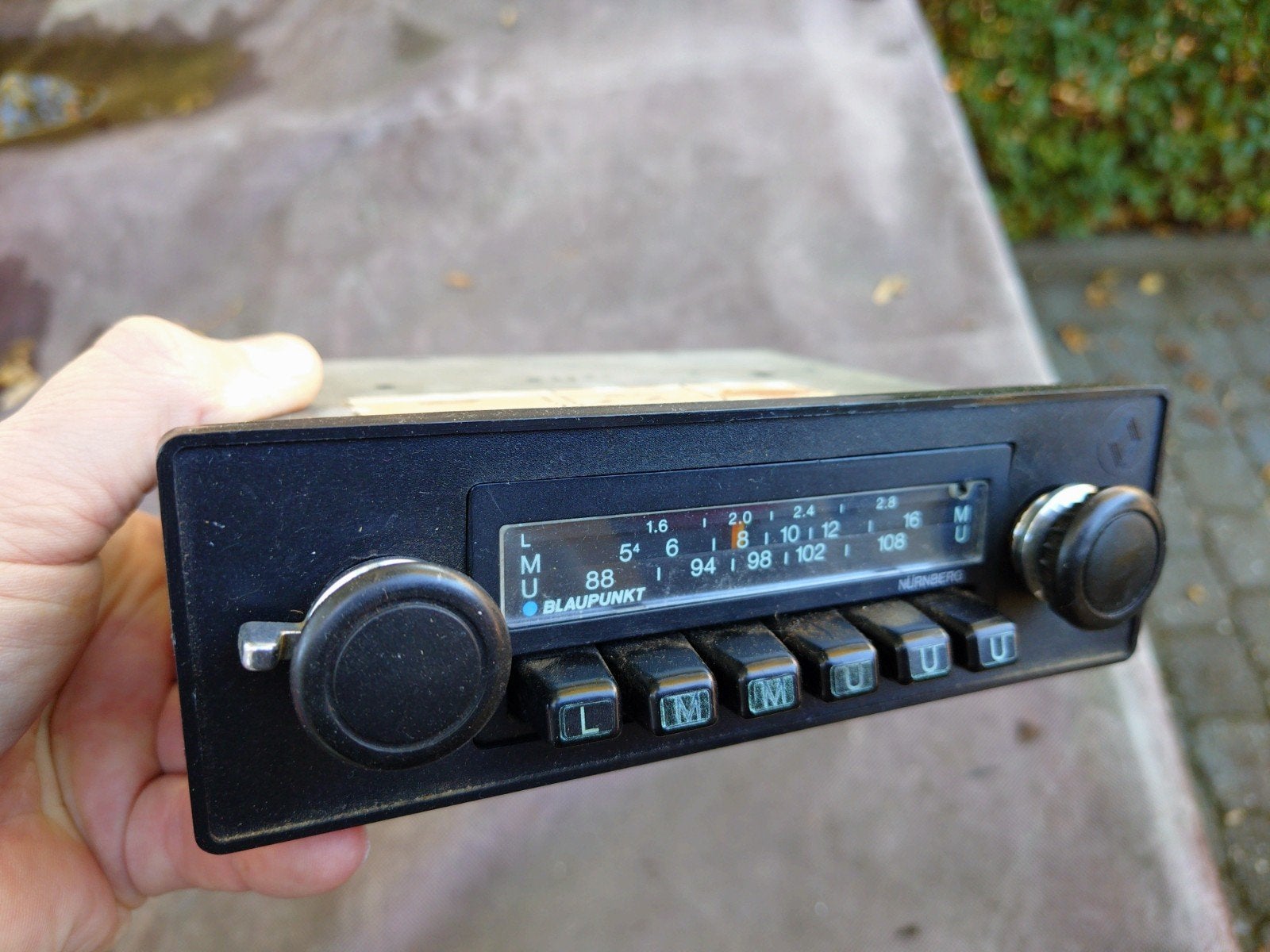 Blaupunkt Nurnberg oldtimer autoradio, Auto diversen, Ophalen of Verzenden, Gebruikt
