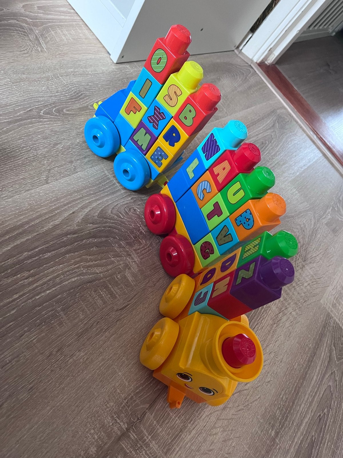 Mega Bloks ABC Leer Trein met Blokken, Kinderen en Baby's, Speelgoed | Bouwstenen, Ophalen, Zo goed als nieuw, Megabloks
