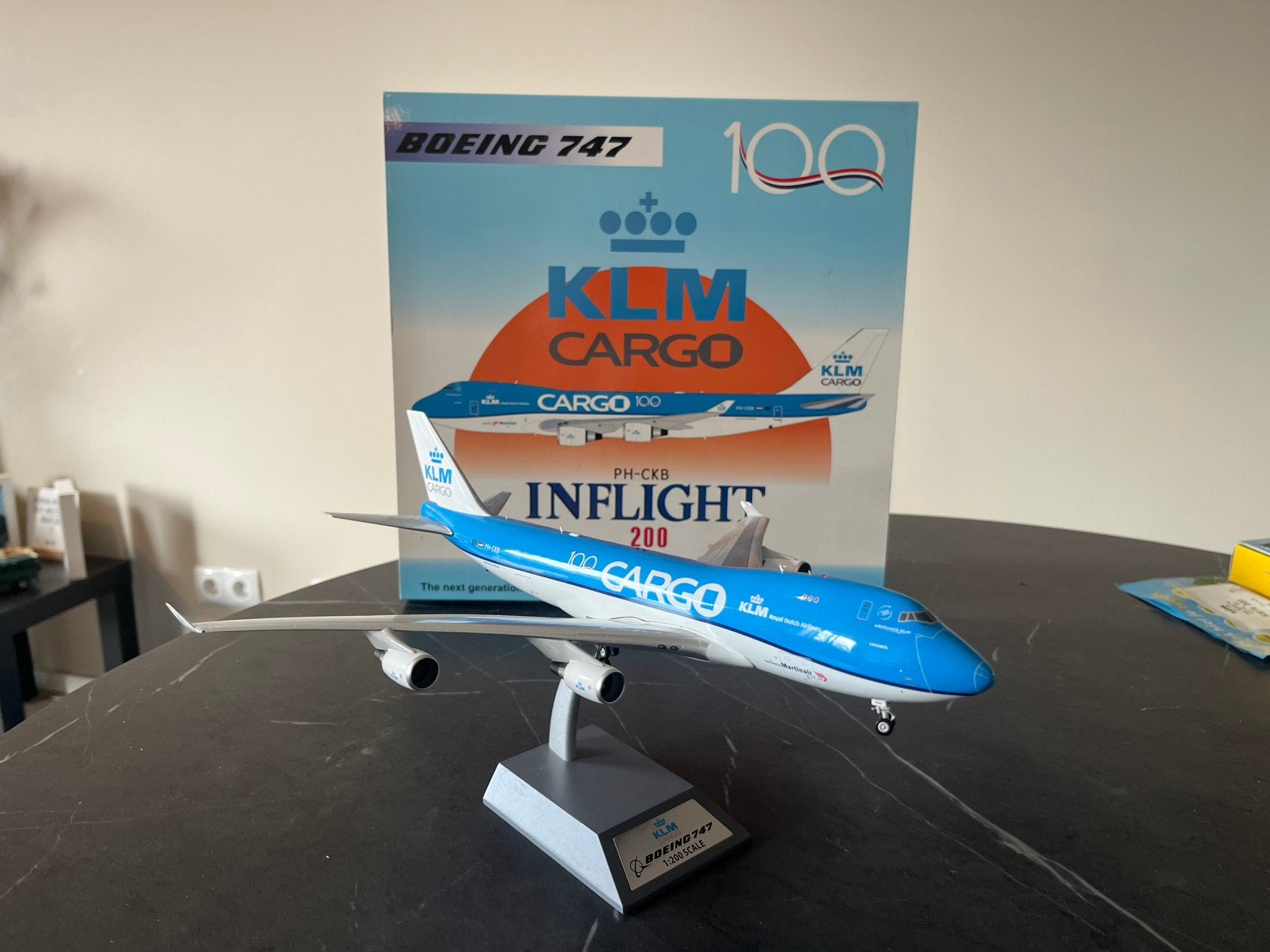 KLM Cargo Boeing 747 PH-CKB 1/200 diecast, Verzamelen, Ophalen of Verzenden, Nieuw