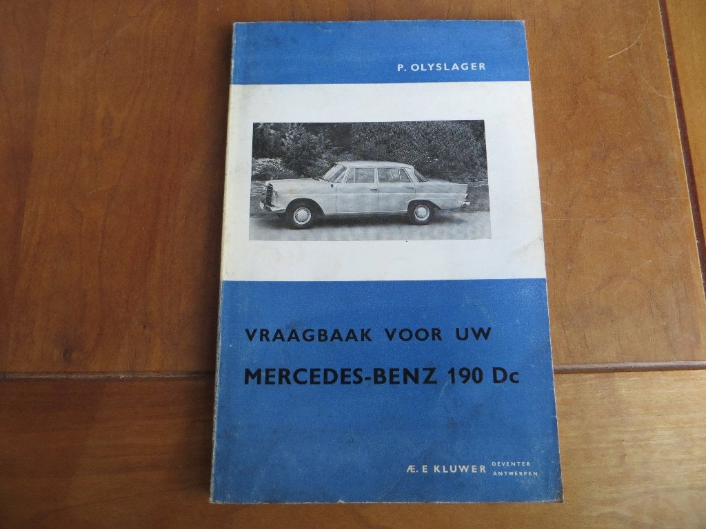 Vraagbaak Mercedes-Benz 190 Dc + Combi W110 af 1962, Ophalen of Verzenden