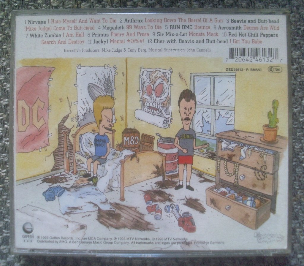 The Beavis and Butt-head Experience (CD) oa NIrvana Anthrax, Gebruikt, Ophalen of Verzenden, Poprock, Album