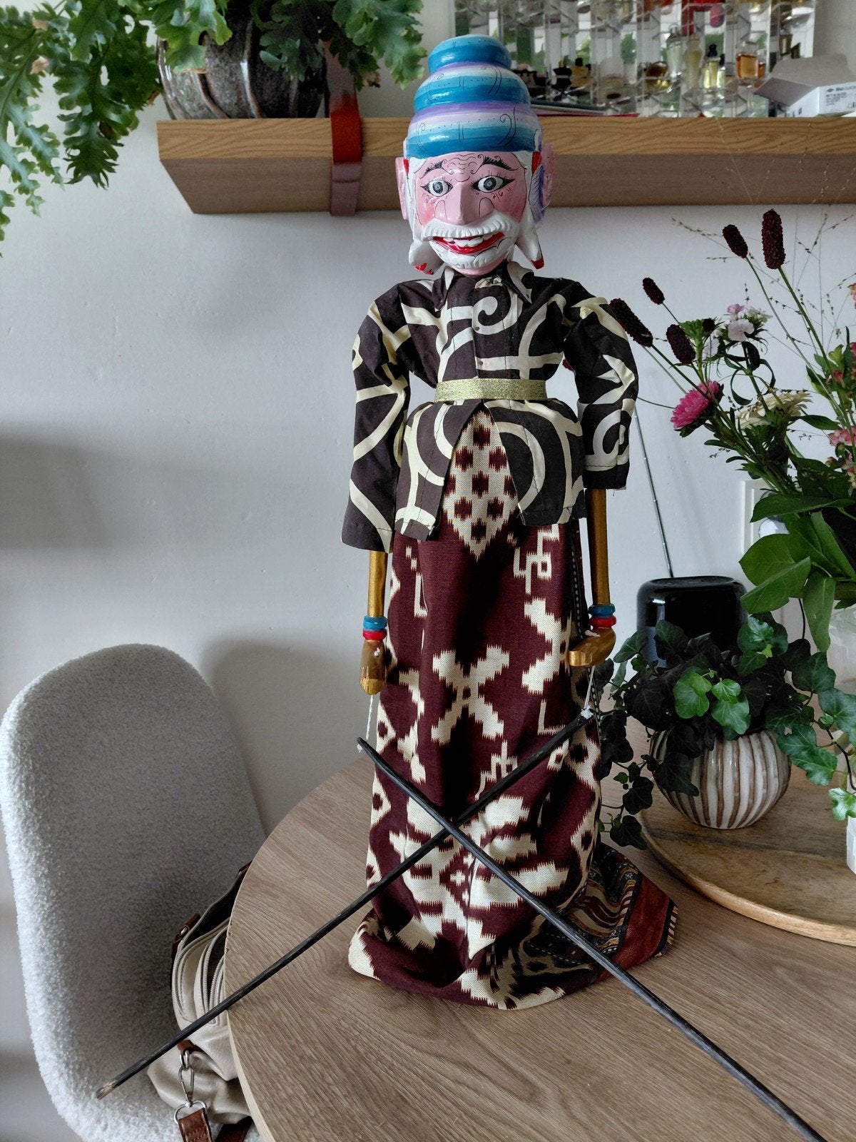 Wayang Golek uit Java, Ophalen of Verzenden, Pop