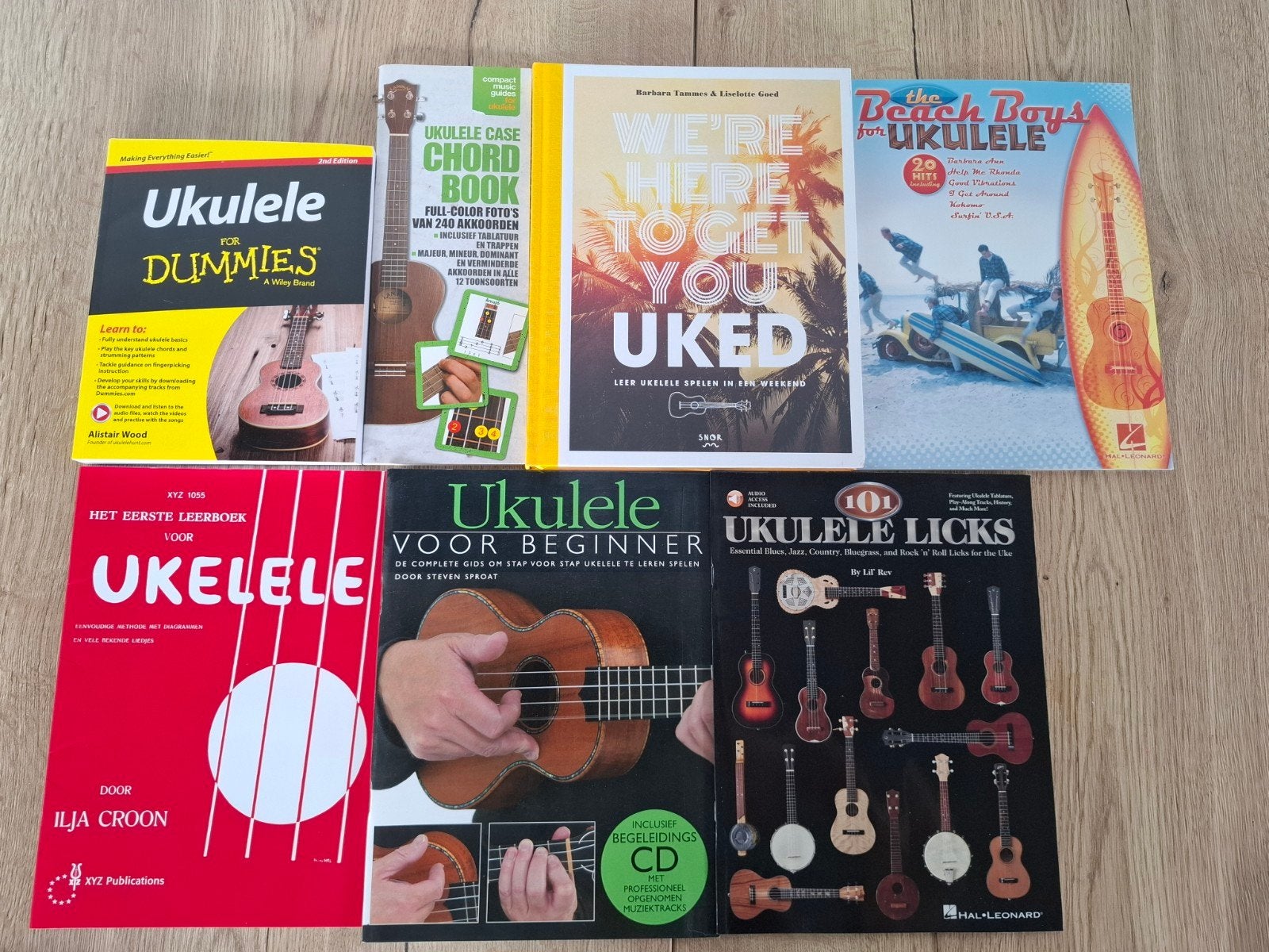 Ukulele Boeken Collectie - Leer Ukulele Spelen, Boeken, Ophalen of Verzenden, Gelezen, Instrument, Diverse auteurs
