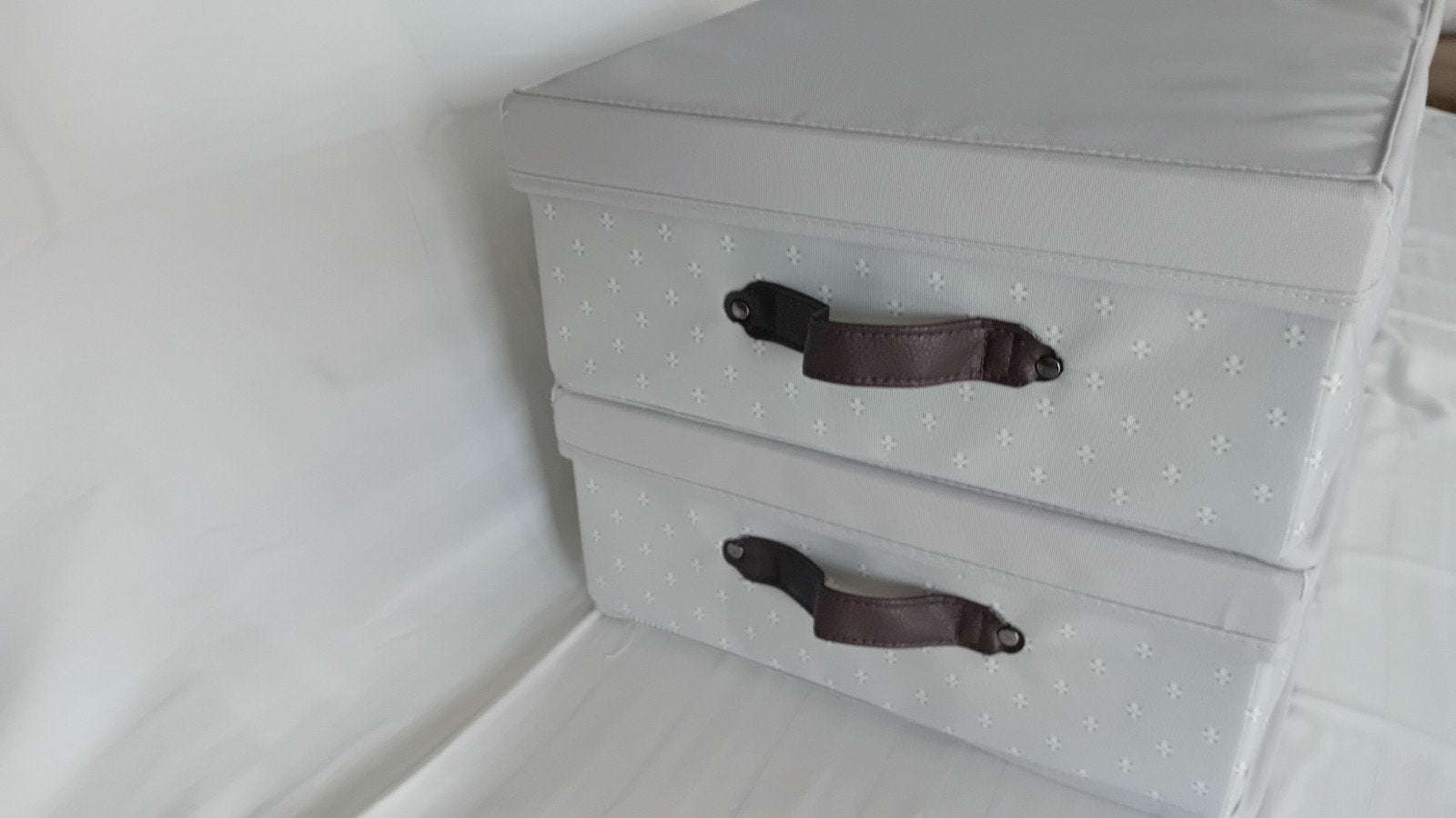 Opberger met deksel - 2 stuks - Bläddrare / Ikea, Ophalen of Verzenden, Zo goed als nieuw