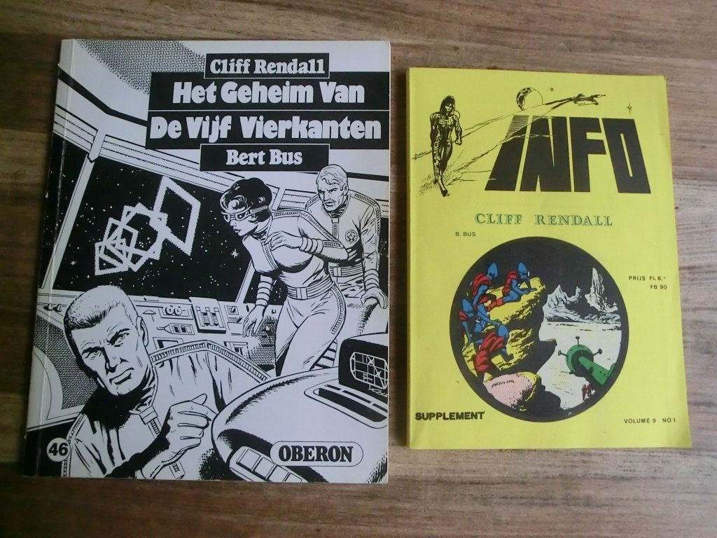 Cliff Rendall, Info-supplement genummerd 184, Eén stripboek, Ophalen of Verzenden, Gelezen