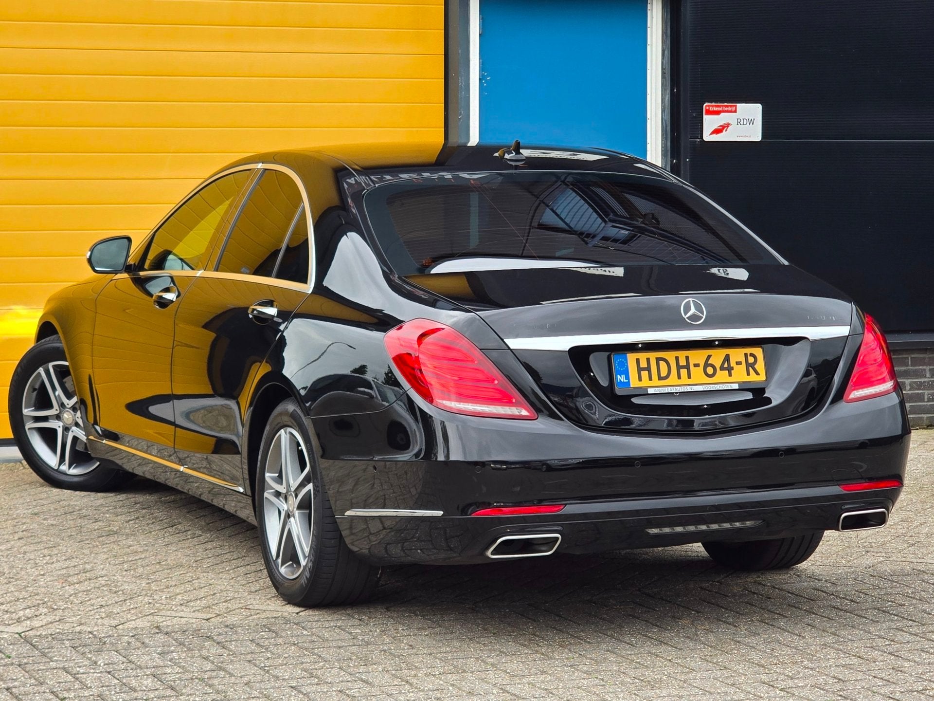 Mercedes-Benz S-klasse 400 HYBRID / Camera / Leder / Memory, Automaat, Achterwielaandrijving, Gebruikt, Zwart