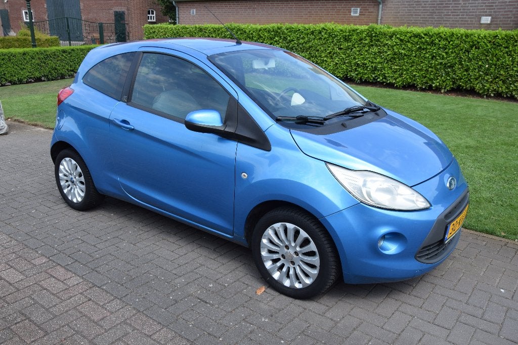 Ford Ka 1.2 Titanium | Airco | 117.000 km | Goed onderhouden, Voorwielaandrijving, Stof, 4 cilinders, Origineel Nederlands