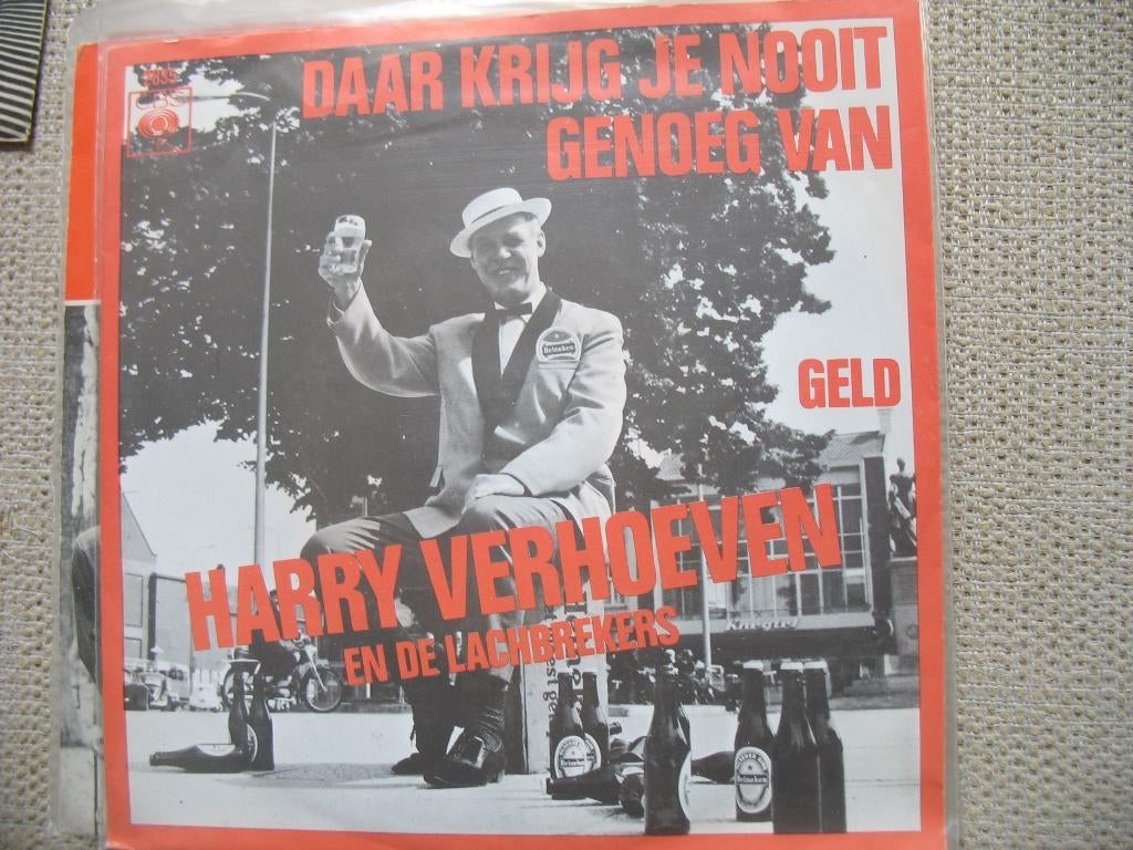 Harry Verhoeven - Daar krijg je nooit genoeg van, Gebruikt, 7 inch, Single, Ophalen of Verzenden