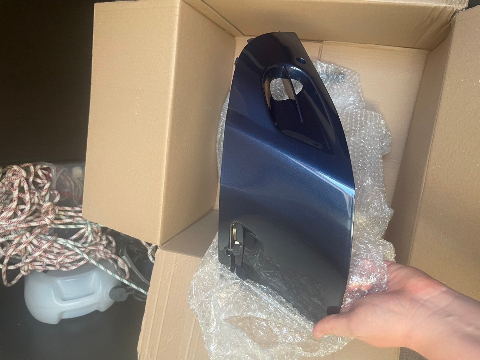 Binnenkappen midnight blue - Piaggio zip, Ophalen of Verzenden, Zo goed als nieuw, Kap, Piaggio