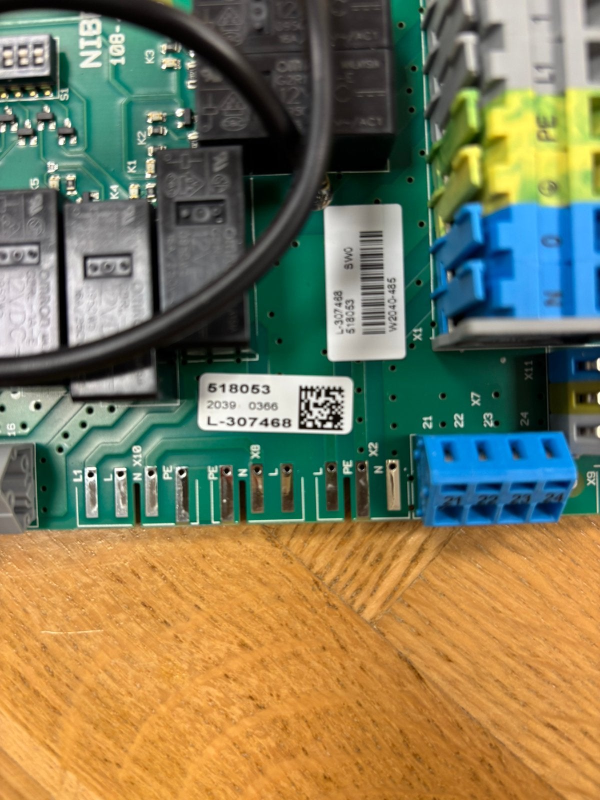 Nibe warmtepomp printplaat heater-unit, Ophalen of Verzenden, Zo goed als nieuw