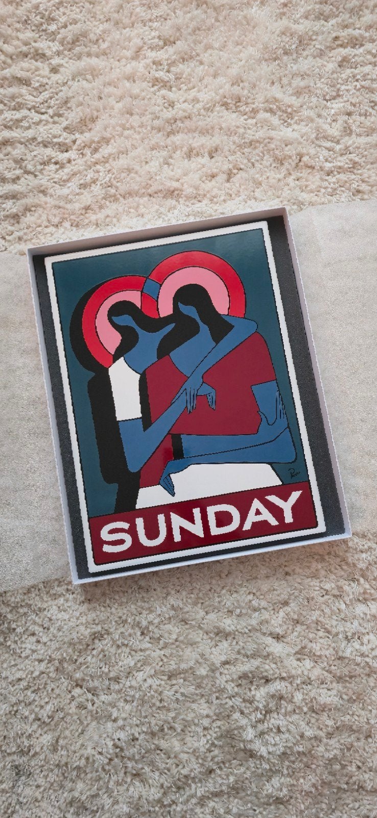 Piet Parra Emaille 'Sunday' 202/250, Ophalen of Verzenden