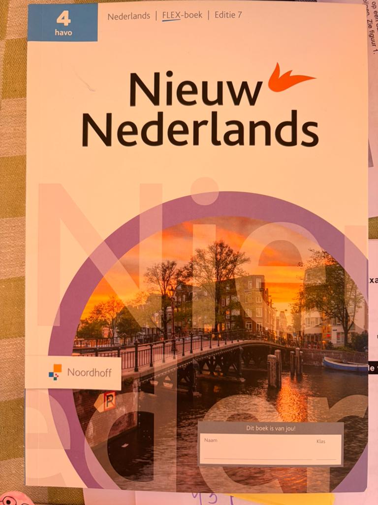 Nieuw Nederlands 4 havo boek, Ophalen of Verzenden, Nieuw, HAVO, Nederlands