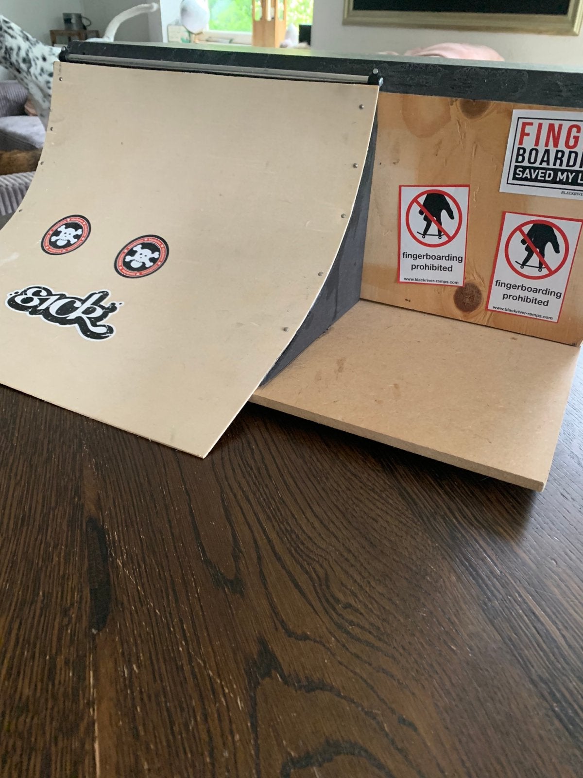Fingerboard Skatepark Hout - 50x20 cm, Ophalen of Verzenden, Gebruikt, Jongen of Meisje