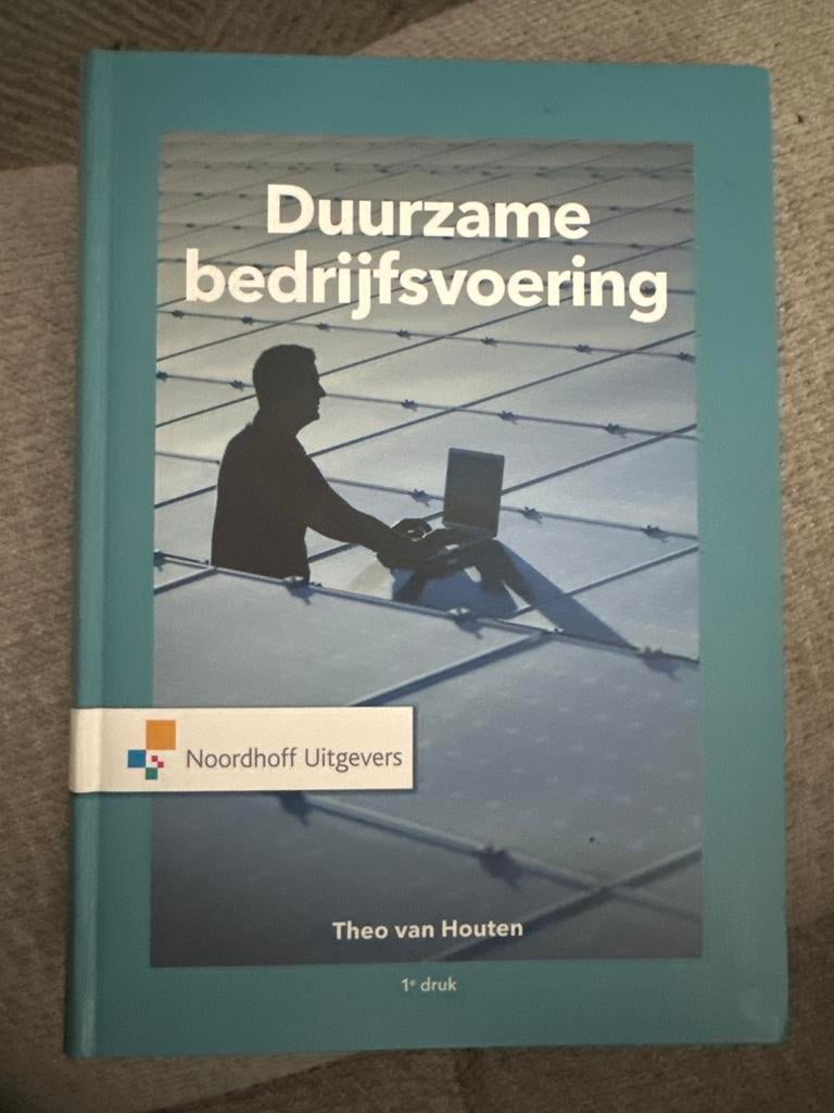 Duurzame Bedrijfsvoering - Theo van Houten, Boeken, Ophalen of Verzenden, Zo goed als nieuw, Management