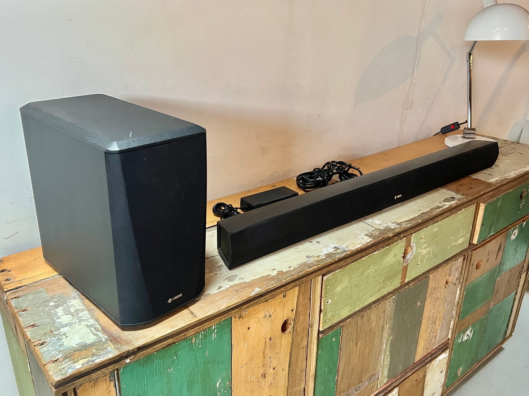 Denon HEOS soundbar met draadloze subwoofer, Audio, Tv en Foto, Soundbars, Gebruikt, Ophalen of Verzenden