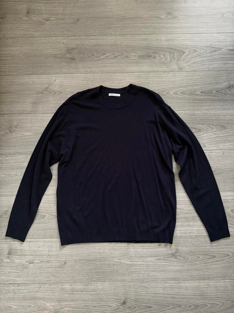 Zara shirt, Kleding | Heren, Truien en Vesten, Ophalen of Verzenden, Zo goed als nieuw, Maat 52/54 (L), Blauw