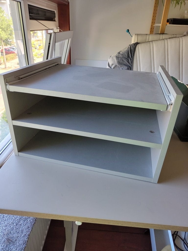 Printerkastje met opbergruimte en schuifbare plank -  gratis, Ophalen, Gebruikt